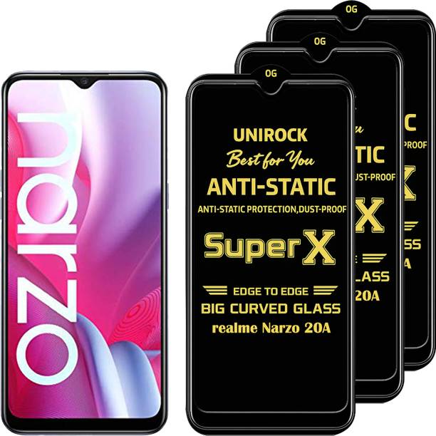 Unirock Tempered Glass Guard for realme Narzo 20A