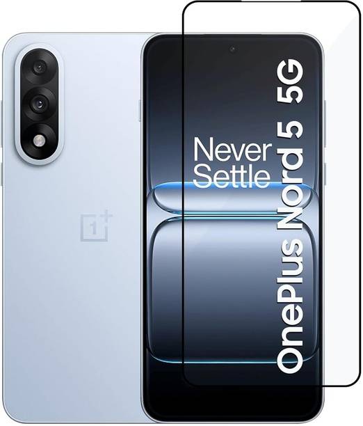 EITANSHA CREATION Edge To Edge Tempered Glass for OnePlus Nord 5