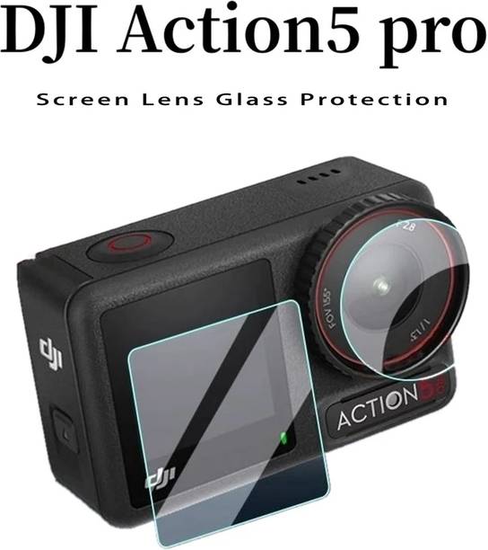 mavicair Tempered Glass Guard for DJI Action5pro Tempered Film, Anti-scratch, Ultra HD, Tempered Film creen Lens Glass Protective Film