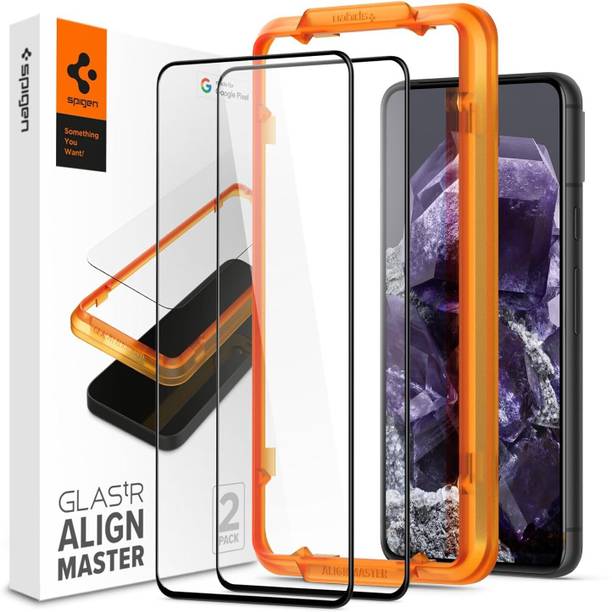 Spigen Tempered Glass Guard for Pixel 8 (Pack of 2)