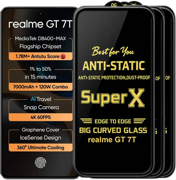 Unirock Tempered Glass Guard for realme GT 7T