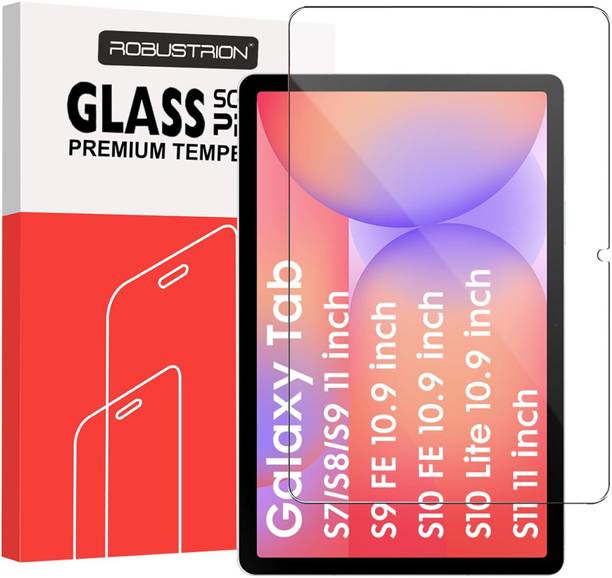 ROBUSTRION Tempered Glass Guard for Samsung Galaxy Tab S10 Lite / S9 FE / S7 / S8 / S9 / S11 11 inch