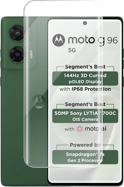 CASENED Tempered Glass Guard for Motorola G96 5G