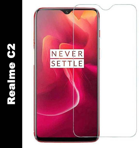 RVTCC Tempered Glass Guard for Realme C2, Gionee Max, OPPO A1K