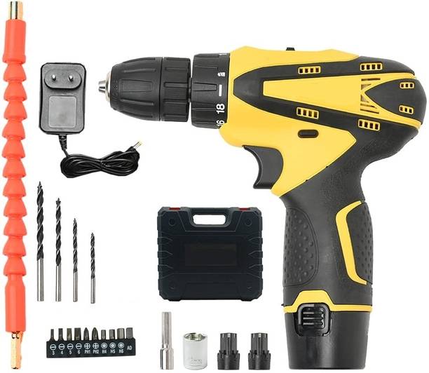 XDLB XDLB_A58 Plastic Cordless 12V Electric Battery Powered Screwdriver Machine 12V Cordless Drill Machine Screwdriver Kit Collated Screw Gun