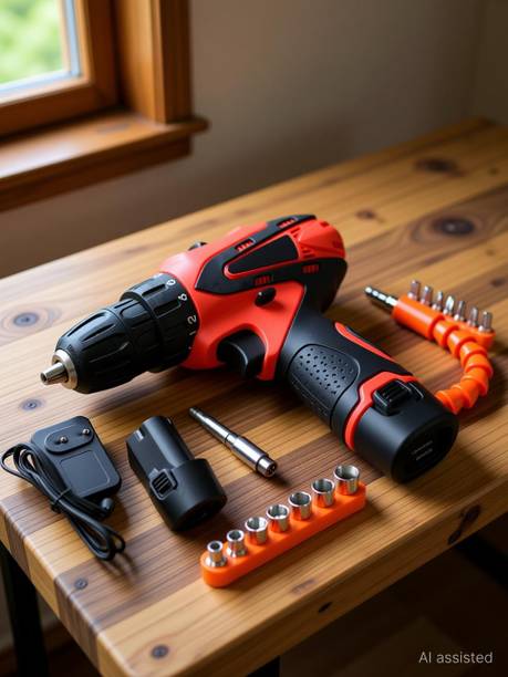 XDLB Cordless Drill Machine 1350 RPM -Reversible 10mm 12V Driver for Wood Metal Flexible Drill Bit Extension Shaft with Bits -Universal Electric Drill Collated Screw Gun