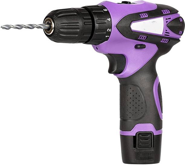 XDLB Professional 12V Drill Machine with Dual Speed and LED Light Heavy Duty 12V Drill Machine for Woodworking & Construction Drywall Screw Gun