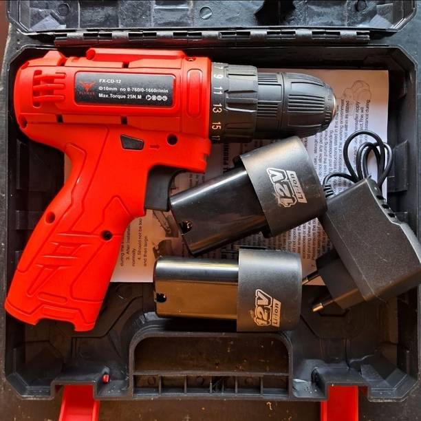 flymax 12V; 10mm; FX-CD-12; Battery ScrewDriver Machine 12V; 10mm; FLYMAX; FX-CD-12; Battery ScrewDriver Machine; Free Bit Drywall Screw Gun