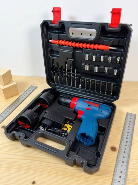 M-TREX HI-FLEX CORDLESS DRILL KIT SET 25 TYPE OF TOOLS & 12V LI-ION BATTERY,CHARGER HF-CL-CD-12 Collated Screw Gun