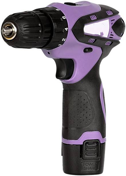 XDLB Heavy Duty 12V Drill Driver with Lithium Battery & Fast Charging Professional 12V Drill Machine Kit with High Torque and LED Drywall Screw Gun