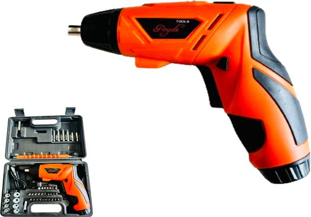 Zebra Premium Tools Cordless ScrewDriver Kit 4.8V Rechargeable | Keyless Chuck | LED and Torch Light Drywall Screw Gun