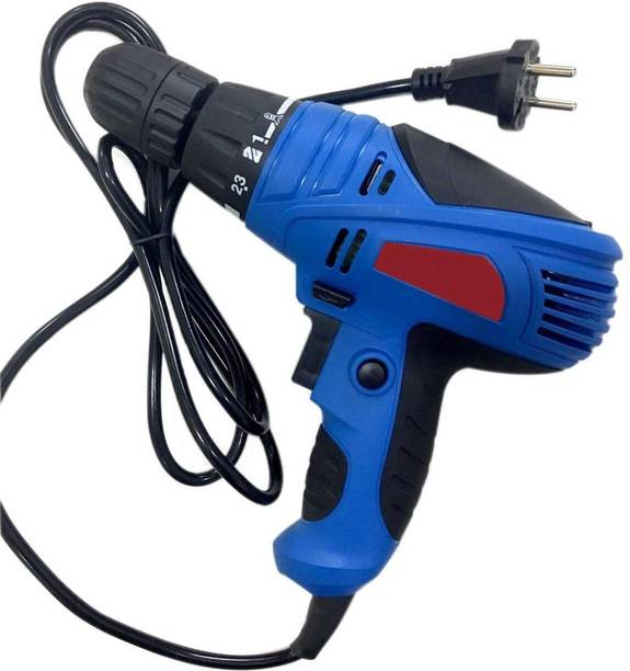 XDLB Professional Corded Screw Gun with Steel Chuck LED Equipped Corded Screw Gun for Night & Low-Light Work Collated Screw Gun