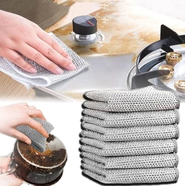 DR.GADGET Wire Dishwashing cloth,Cleaning Scrubber Scrub Pad for Kitchen Washer Steel Rag Scrub Pad