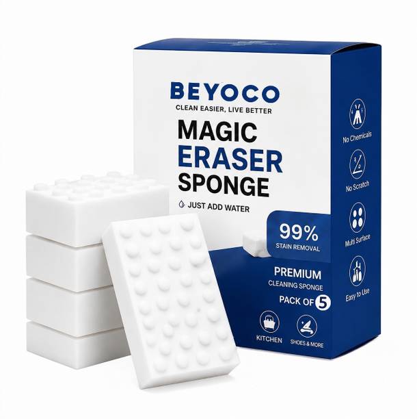 Beyoco Magic Eraser Sponge Sponge Wipe, Scrub Sponge, Scrub Pad