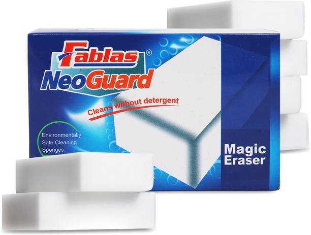 Fablas Neo Guard Melamine Magic Eraser | Home, Kitchen, Bathroom Taps, Wall Glass Stain Scrub Sponge