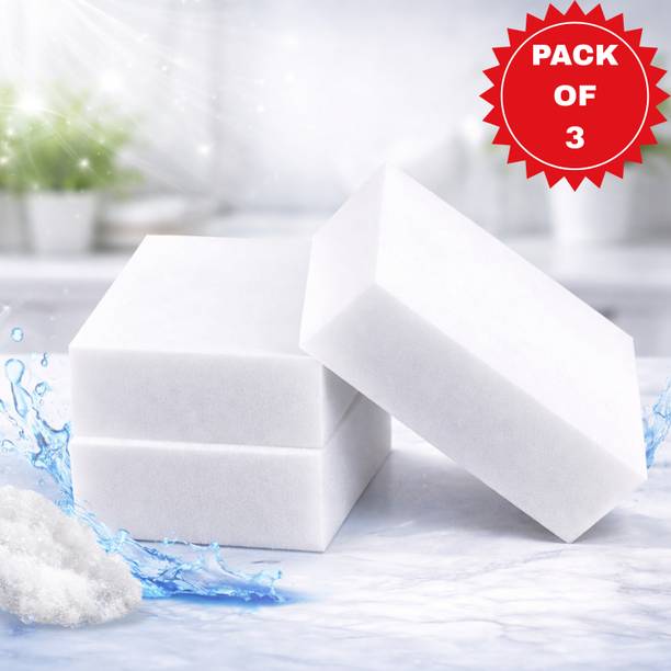 ShopiMoz Magic Eraser Sponge for Household Tough Stains Removal Scrub Sponge, Scrub Pad