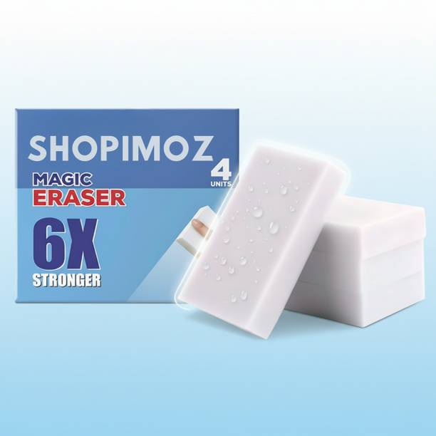 ShopiMoz Magic Eraser Sponge for Floor Tiles and Bathroom Cleaning Scrub Sponge, Scrub Pad