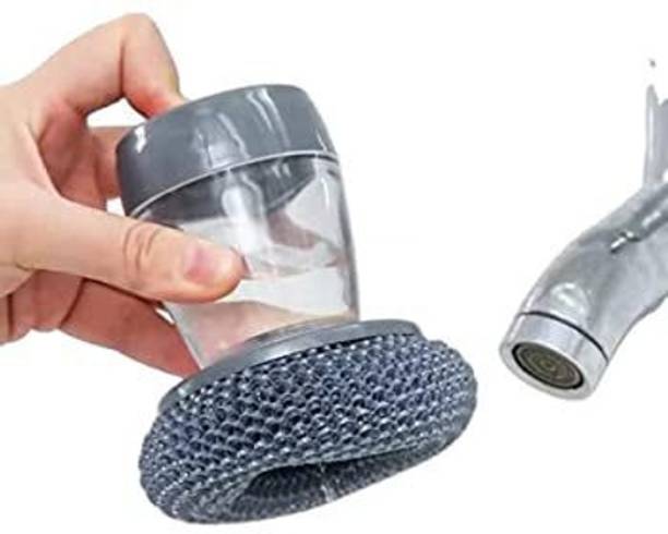 JYOTCREATION Automatic Liquid Tank Kitchen Utensils Sink Cleaning Scrubber Brush Scrub Pad