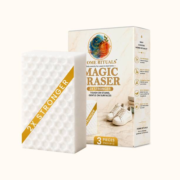 Home Rituals Magic Eraser Sponge for Cleaning, Melamine Foam, Multi Surface Cleaning Pad Scrub Sponge