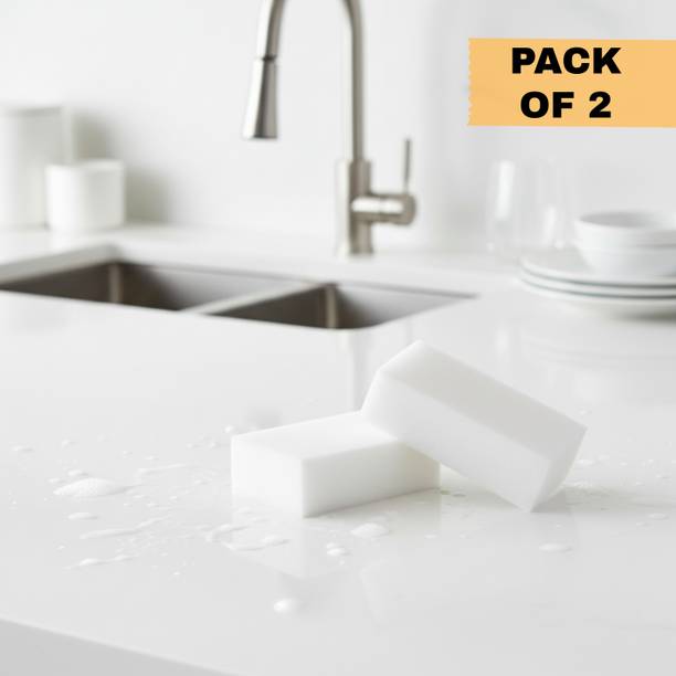 ShopiMoz Magic Eraser Sponge for Bathroom Kitchen and Wall Cleaning Scrub Sponge, Scrub Pad