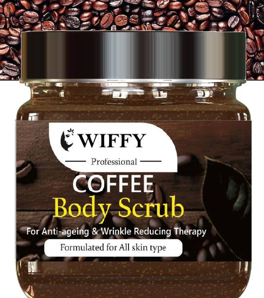 Wiffy Coffee Body Scrub with Sugar | Moisturizes, Removes Tan & Dry Skin  Scrub