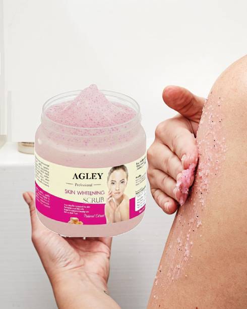 AGLEY Detan & Skin Lightening Scrub for Daily Skincare Routine Scrub
