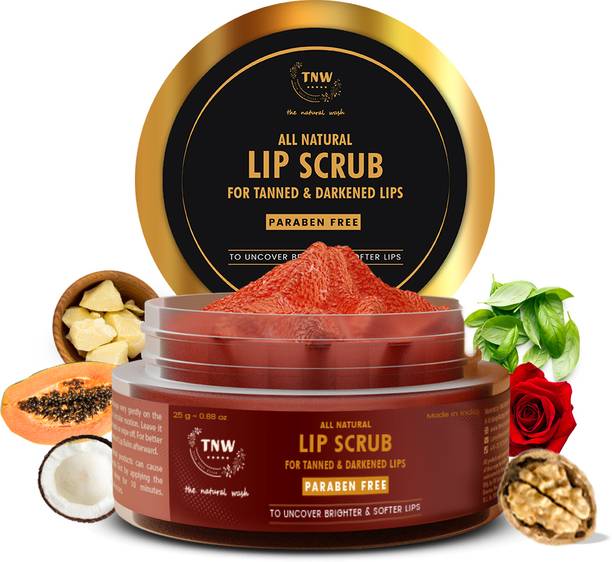 TNW - The Natural Wash Lip Scrub For Exfoliating Tanned & Lightens Darkened Lips Scrub