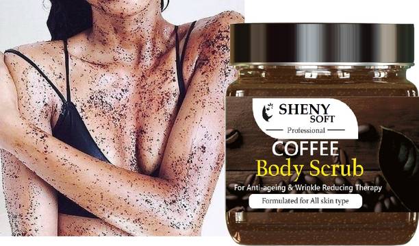 sheny soft Natural Coffee Body Scrub for Dead Skin Removal, Smooth & Radiant Skin Scrub