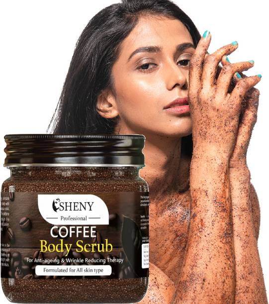 Sheny Coffee Body Polishing Scrub, Natural Exfoliating and Brightening  Scrub