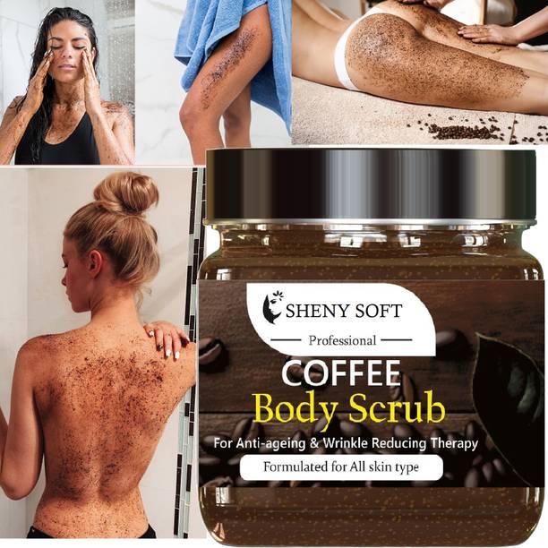 sheny soft Coffee Body Scrub for Radiant Complexion & Even Skin Tone Scrub