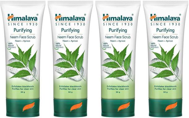 HIMALAYA Purifying Neem Face Scrub 50g (Pack Of 4) | Scrub