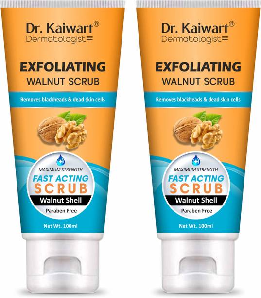Dr. Kaiwart Naturals Exfoliating Walnut Scrub - Pack of 2 Scrub