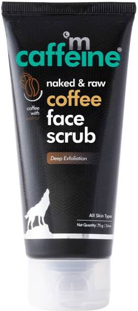 mCaffeine Men & Women, Skin Brightening, De-Tan, Remove Blackheads Coffee face Scrub