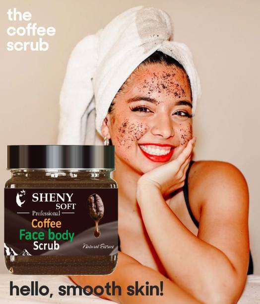 sheny soft Coffee Face & Body Scrub - Natural Exfoliator for Women Scrub