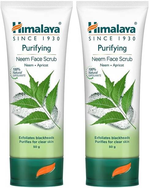 HIMALAYA Purifying Neem Face Scrub 50g (pack of 2) | Scrub