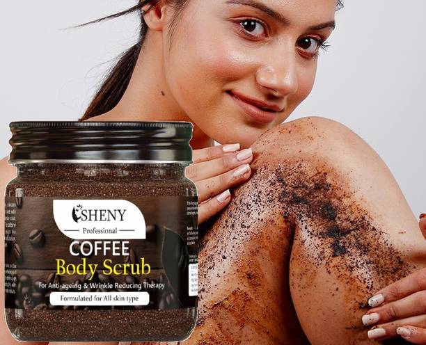 Sheny Coffee Scrub For Deep Cleansing Face & Body Tan & Blackhead Removal Scrub
