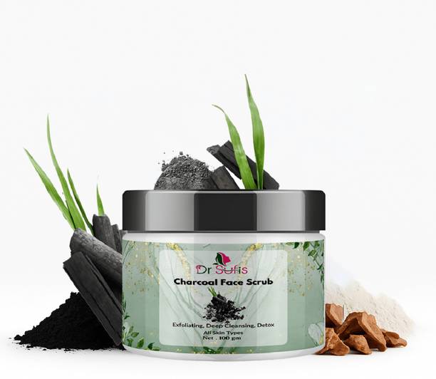 Dr Sufis Dr. Sufi’s Charcoal Face Scrub for Deep Cleansing & Detoxified Skin Scrub