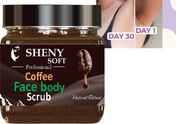 sheny soft Coffee scrub for body tan removal face scrub for women Scrub