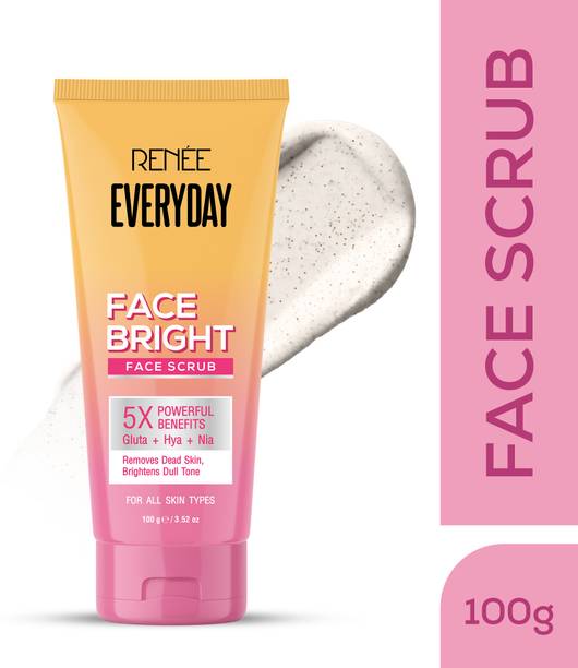 रेनी Everyday Face Bright Face Scrub With Niacinamide, Hyaluronic Acid, Glutathione स्क्रब