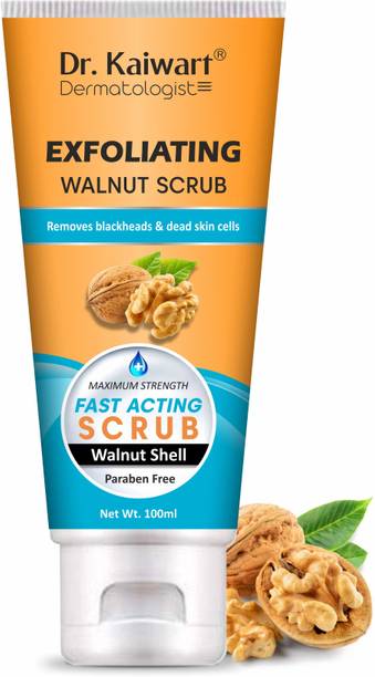 Dr. Kaiwart Naturals Exfoliating Walnut Scrub for Removes Blackheads & Dead Skin Cells Scrub