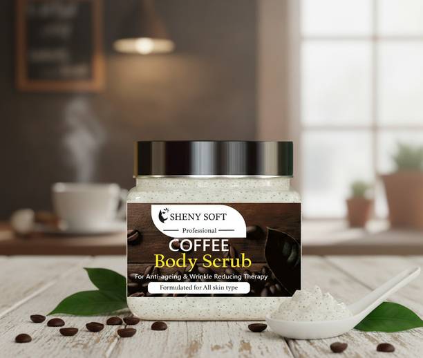 sheny soft Coffee Body Scrub for Natural Glow & Skin Softening Care Scrub