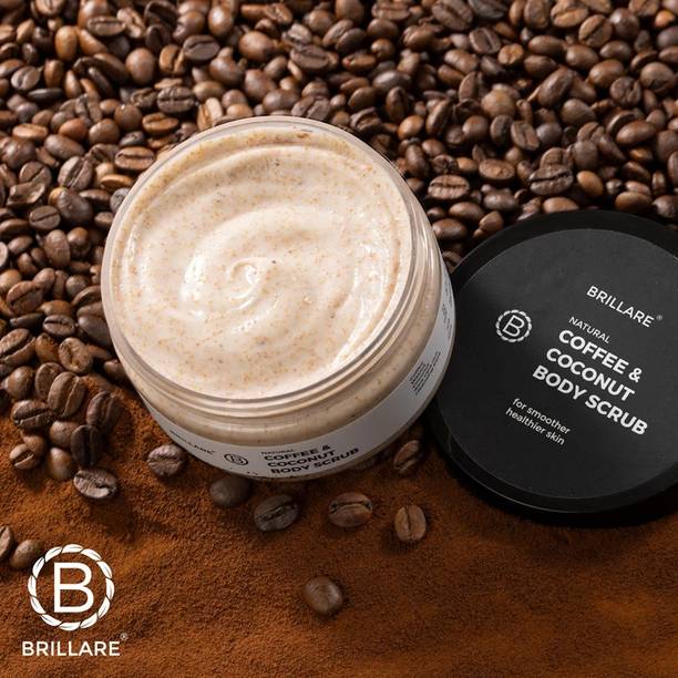 BRILLARE COFFEE & COCONUT BODY SCRUB Energized & Moisturised Skin Scrub