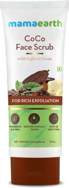 Mamaearth "CoCo Face Scrub with Coffee & Cocoa for Rich Exfoliation - 100g " Scrub