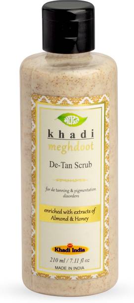 KHADI MEGHDOOT Almond and Honey De Tan Scrub , 210 ml Scrub