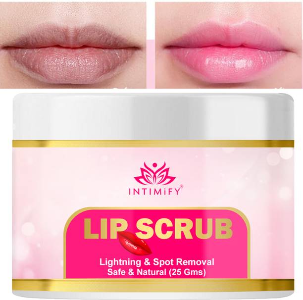 INTIMIFY Lip Scrub For Pigmentation | Softens, Exfoliates & Hydrates Lips | Men & Women Scrub