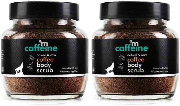 mCaffeine De Tan Coffee body scrub for Men & Women, Exfoliation, Tan Removal (Pack of 2) Scrub