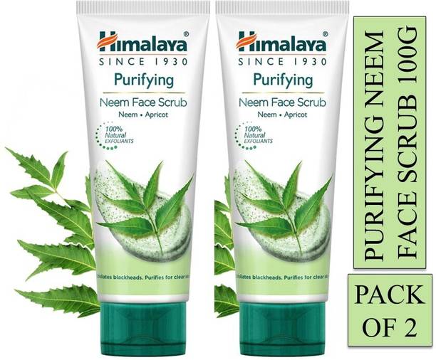 HIMALAYA Purifying Neem Face Scrub 100g (Pack of 2) Scrub