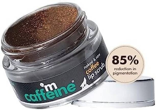 mCaffeine Coffee & Sugar Lip Scrub for Chapped Lips|Women & Men|85% Reduction in Dark Lips Scrub