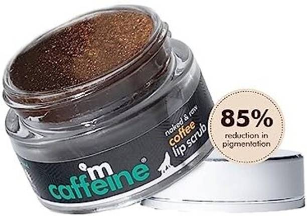 mCaffeine Coffee & Sugar Lip Scrub for Chapped Lips|Women & Men|85% Reduction in Dark Lips Scrub