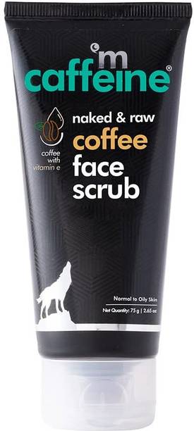 mCaffeine Face Scrub for D Tan, Helps in Skin Brightening and Rem